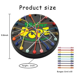 Brainy Knots Rope Untangling Game, Brain Knots Game Exercise Strategy Thinking, Puzzle Toy Strategy Board Toy Rope Untangling Challenge Activity, Fun Family Activity with Multiple Difficulty Levels