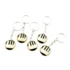 nacire Set of 5 Antique Style Piano Chicago Keychain Stylish