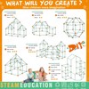 140 PCS Fort Building Kit for Kids Age 4-10, Den