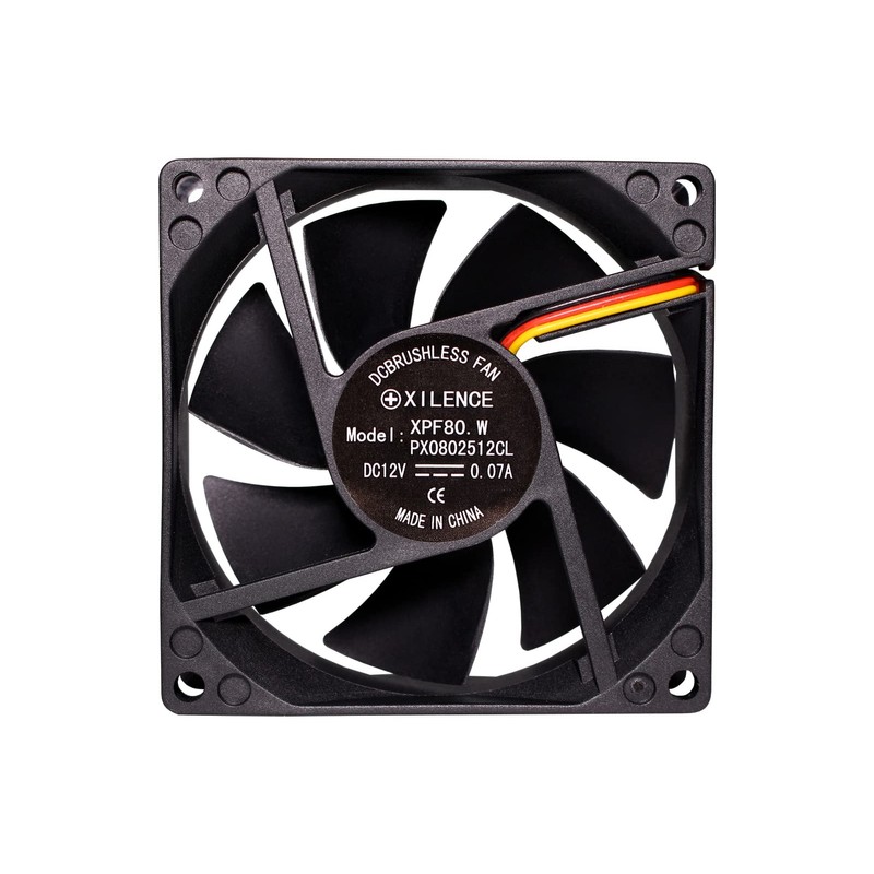 Xilence XPF80.W 80 mm Case Fan, 3Pin, Black