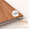 JUBEST 42" Concealed Barn Door Hardware Kit with Soft Close