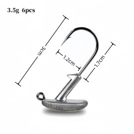RuiJiaXiang 30pcs stand up jig heads fishing hooks kit soft bait hooks 3.5g 5g 7g 10g 14g Include Plastic Fishing tackle box Fishing for Freshwater Saltwater