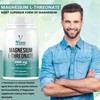 Vinco Magnesium L-Threonate Supplement - 120 High Strength Magnesium L