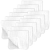 SWEET DOLPHIN 12 Pack Muslin Burp Cloths Large 100% Cotton