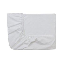 ESSIX Royal Line Cotton Percale Fitted Sheet, white, 2 x 80 x 200 cm