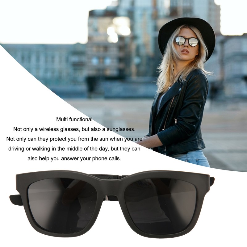 Smart Bluetooth Glasses Bone Conduction Noise Reduction Bluetooth 5.0 Wireless