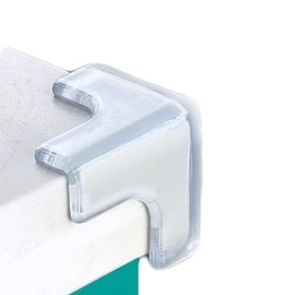 saicheek 4Pcs Small(Length: 1.4inch) Silicone Corner Protector Baby Proofing,Table Corner Protectors for Baby,Strong Adhesive T Shaped Baby Head Protector Table Corner Protectors for Furniture (4)