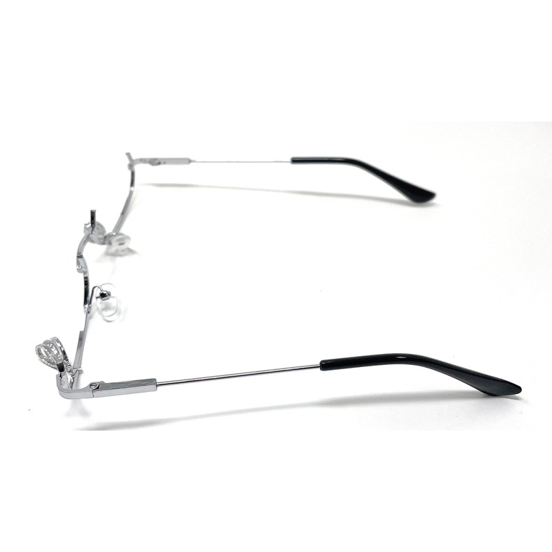 TOKYO GOODS MARKET Charm with No Lens Oval Half Rim