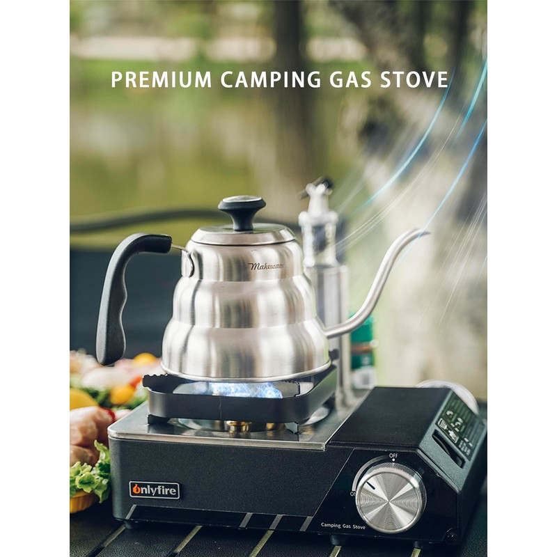 ONLYFIRE OUTDOOR LIVING Butane Gas Stove with Carrying Case, Portable