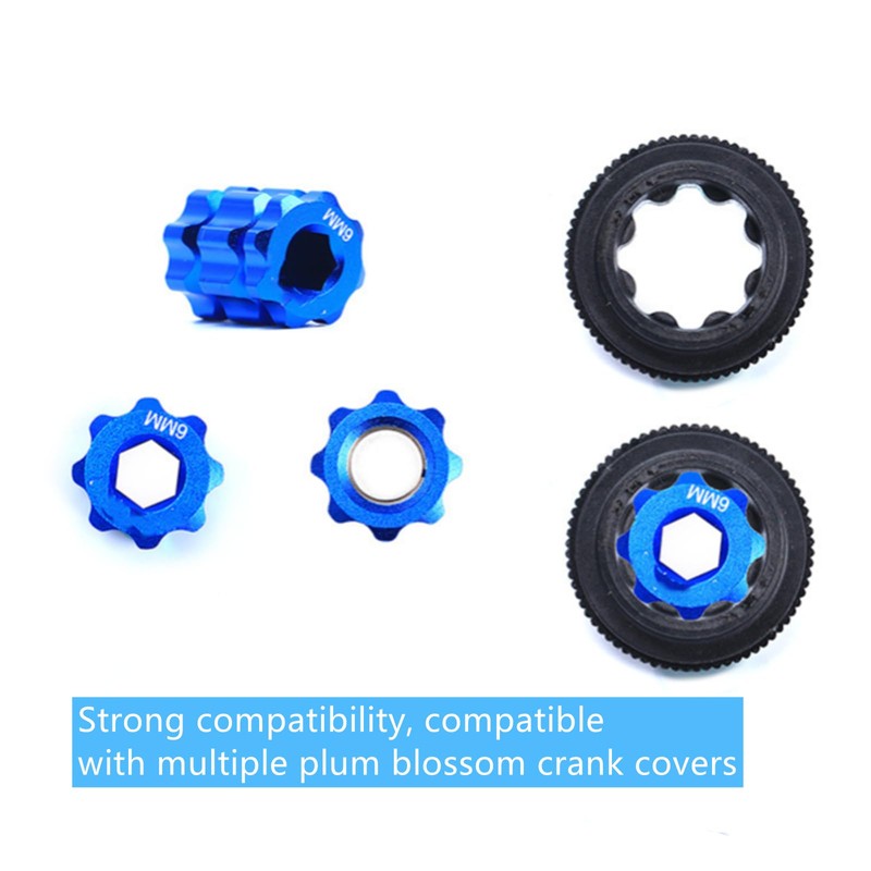 VrotQyn 2-Pack Crank Adjusting Cap Set with Bike Crank Removal