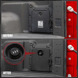 Mabett Bed Storage Bin Cover with Code Lock Compatible with Ford Maverick 2025 2024 2023 2022 Accessories, Code Lock Design Bin Cover for Maverick