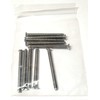 Pack of 10 Chrome Electrical Screws 40mm X 3.50mm Chrome