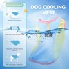 3 Pack Dog Cooling Vest with D-Ring Dog Tshirt Sun