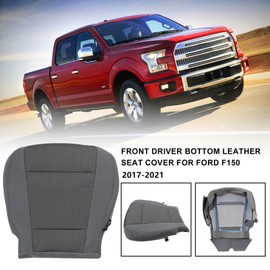 AOUTTUOA Driver and Passenger Bottom Seat Cover Cloth Replacement Gray Fit for Ford F250 XLT 2017 2018 2019 2020 2021