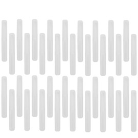 Flosius 36 Pack Travel Toothbrush Containers Case Portable Plastic Breathable Toothbrush Holder Storage Dust-Proof and Sanitary for Travel Camping School Business (Clear 36pcs)