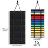 Klmnop 15 Belts Karate Belt Display Rack, Felt Martial Arts