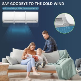 Universal Air Conditioner Deflector Air Conditioner Deflector Wall Air Conditioner Sign for Home Office Elderly Toddler Pregnant Women