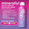 L-UV minerally! SPF 50 Sunscreen Spray, Broad-Spectrum Protection Against UVA
