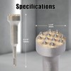 Vearter SDS Plus Bushing Tool 12 Tips, 5.3'' X 1.4''