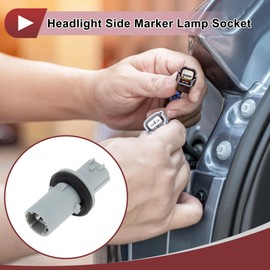 HEROFFIX 1 Pc Car Headlight Side Marker Lamp Socket for Honda Accord CR-V Civic Fit Headlamp Side Marker Light Bulb Holder No.33305-S5A-003