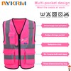 Pink high vis jacket high viz Class 2 hi vis