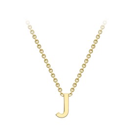 Carissima Gold 9ct Yellow Gold Adjustable Letter Necklace 38-43cm, Gold