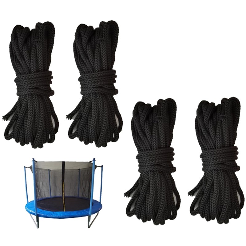 Trampoline Accessories, 4PCS 15FT Trampoline Net Cords, Replacement Tie Downs