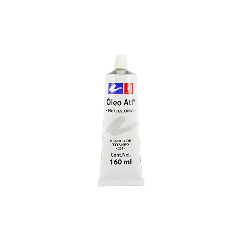 Pintura P/Oleo Atl T40 160 Ml. Tubo B0/1 Blanco Titanio