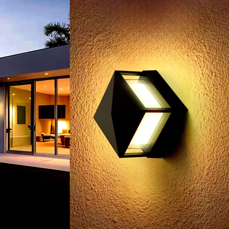 JHOTEC Pillar Lights,Outdoor Post Lights,Outdoor Column Lights, Deck Lights, Fence
