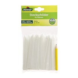 Dehner 100 x 12 cm Plant Supplies with Pencil