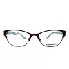 Marchon Eyeglasses Frame M-ANNISA 210 Brown Cat Eye Full Rim