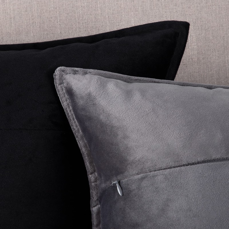 Madizz Pack of 2 Super Soft Velvet Decorative Cushion Covers