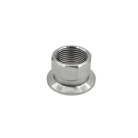 Threaded Adaptor Tri-Clamp 1.5" x 1" BSPT IG, Stainless Steel AISI304/1.4301 (1 x TC50.5 mm)