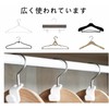 KiGesYo 48 Pcs Hanger Connector Wardrobe Storage Wardrobe Clothes Joint