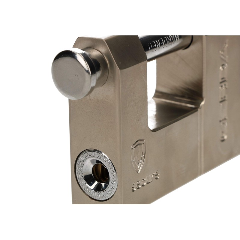 KOTARBAU 5907465941129 Brass Padlock, Black, 50 mm