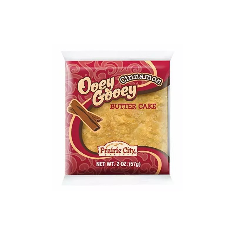 Prairie City Bakery OOEY GOOEY bolo manteiga canela 2 oz