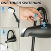 DOUBLUOEG Tub Spout with Diverter, 6 Settings Handheld Shower, Bathtub