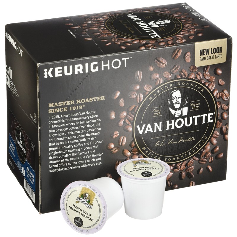 Van Houtte Coffees French Roast K-cups, 24-Count - Pack of