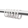 Careyoungs Plastic Shower Curtain Hooks White Curtain C Rings for