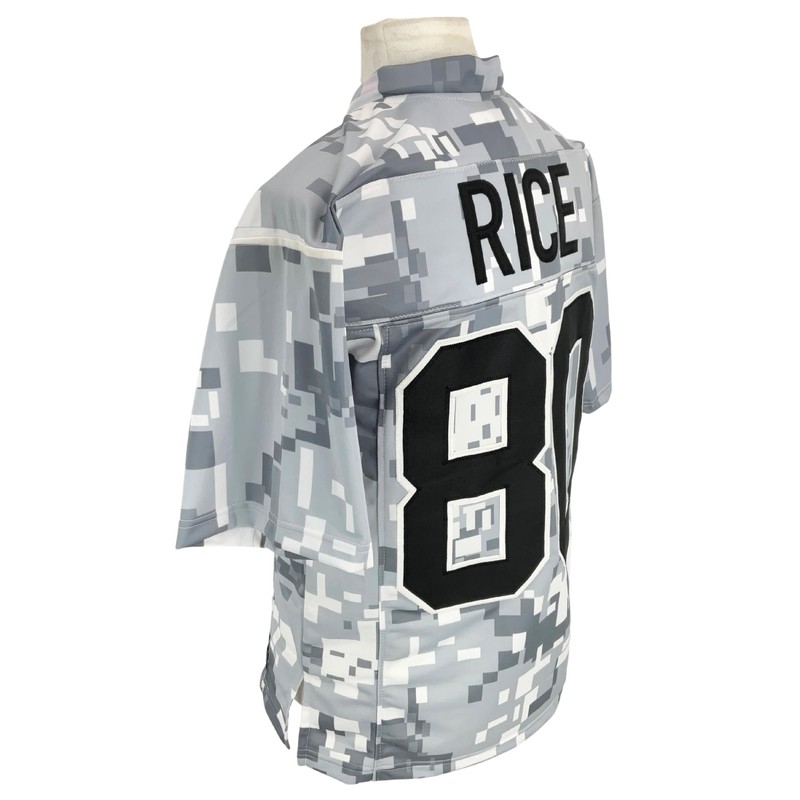 Jerry Rice Jersey White Camouflage San Francisco | Unisex Adult