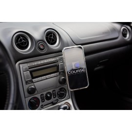 Course Motorsports DirectFit Phone Mount - Magnetic or Wireless Charging for Mazda Miata (1998-2005) Compatible with All Phones - Magsafe Compatible Magnetic Head