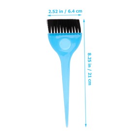 Baluue 2pcs Hair Dye Coloring Brush Ergonomic Hair Coloring Comb for Easy Application Salon Transparent