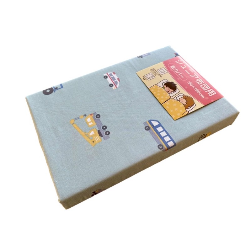 Tadashi Itosho Junior Futon Cover, Car, Blue, 35.4 x 74.8