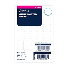 FILOFAX White Polka Dot Notepad