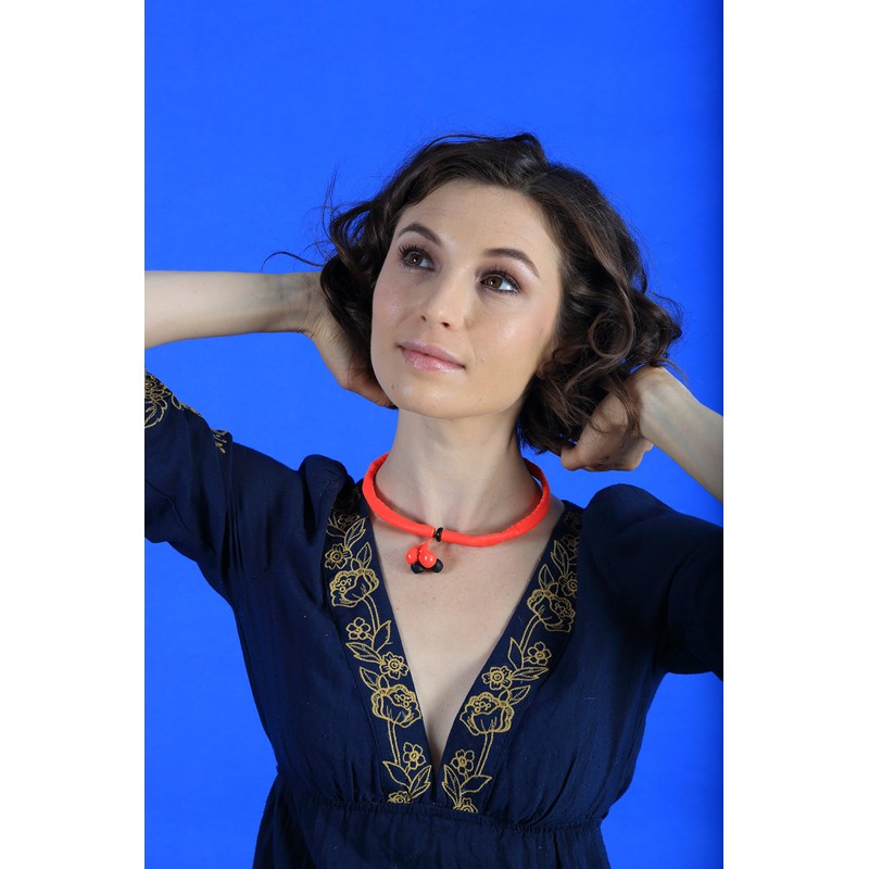 CordCruncher EBMCBLGY00GRAY Tangle Free Earbuds with Microphone, Gun Metal Gray