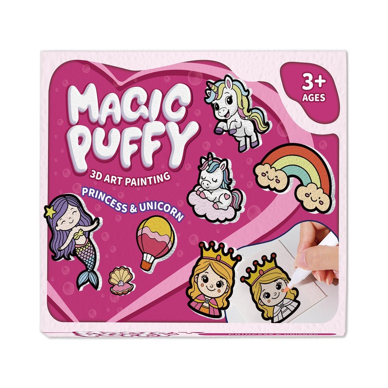 MOSHAKALA Magic Puffs, 3D Puffs, Art Craft Kits Paint for