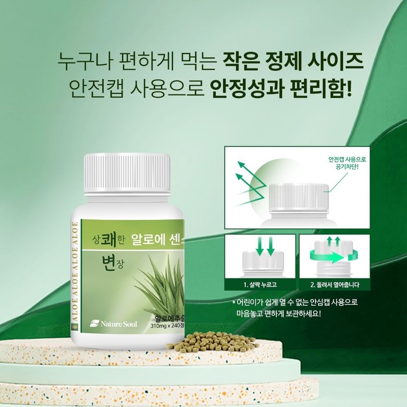두리농산 Refreshing Disguise Aloe Essence 99 240 tablets x 2
