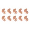 10pcs Metal Binder Clips Innovative Cartoon Cute Shape Electroplated Rustproof