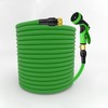 Garden Hose 100FT Water Hose with Nozzle,Flexible Lightweight Garden Hose