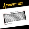 Car Rear Cargo Net, Trunk Cargo Storage Net with Hooks,